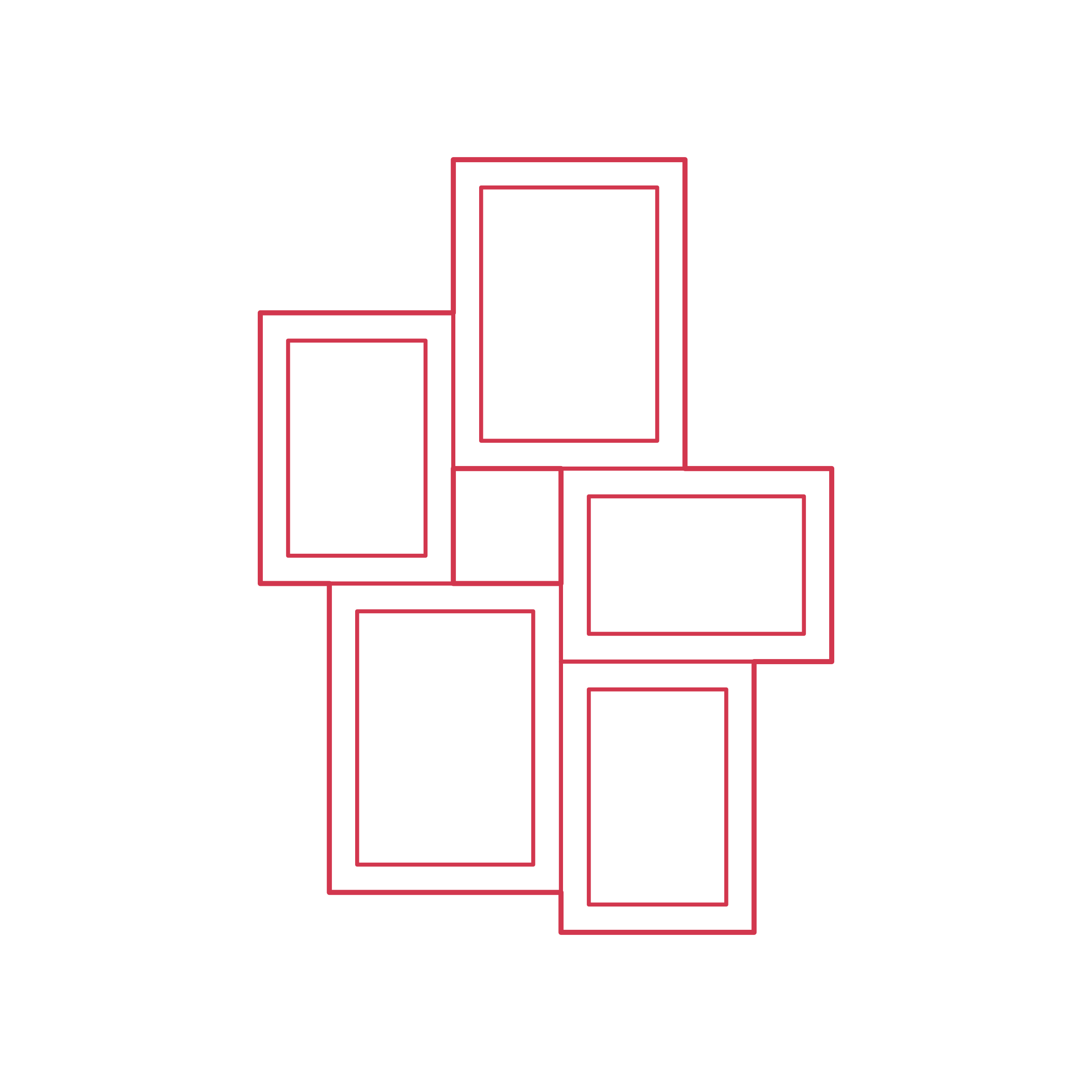 Objects Picture Frames Ikea Knoppang Collage Frame Sticker Outline Svg File Free Vectors